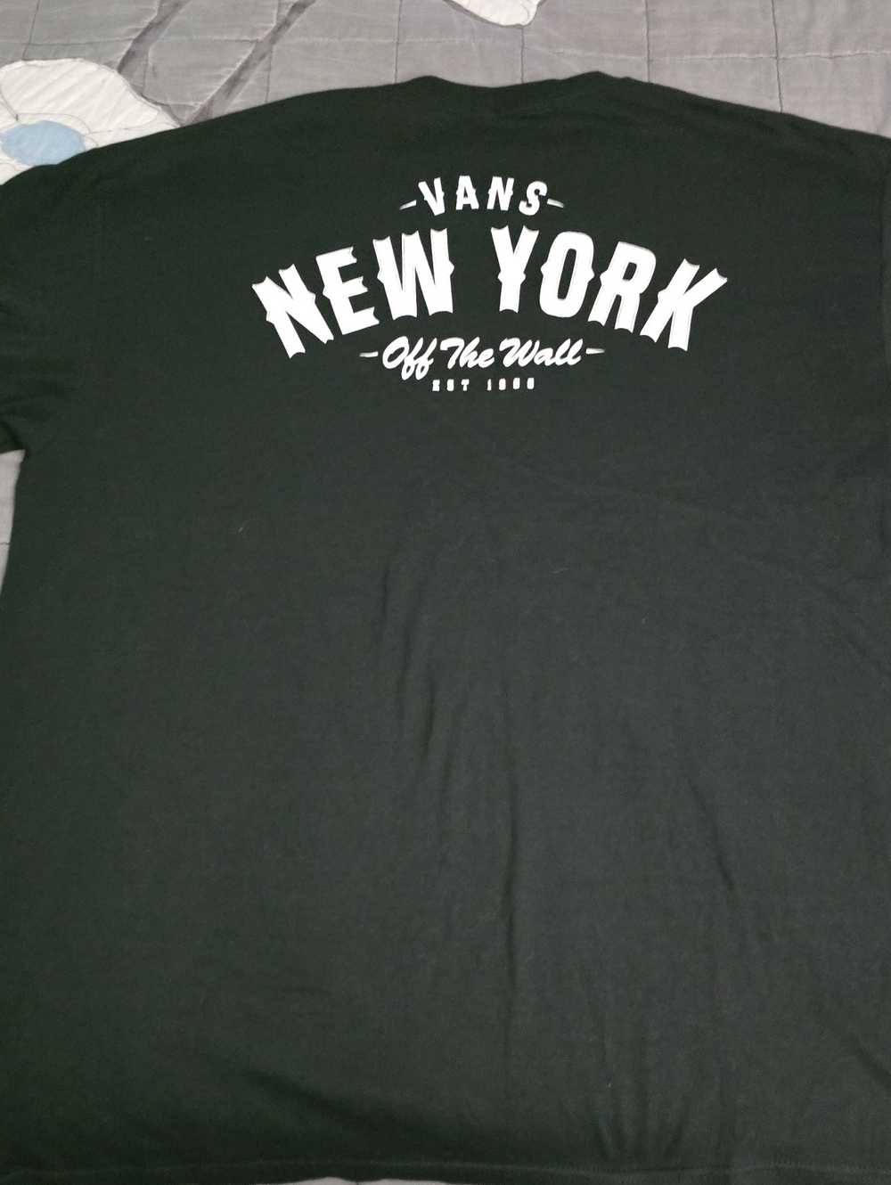 Vans Black New York Graphic Short Sleeve Tee